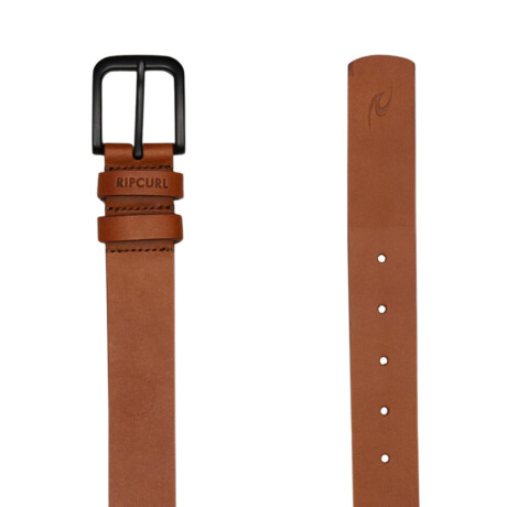 Cinto Rip Curl Cut Down Leather Belt Marrón