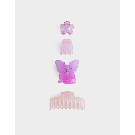 Set De Broches Combinacion Multicolor