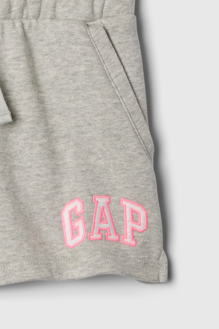 Short Logo Gap Niña Light Heather Grey B08