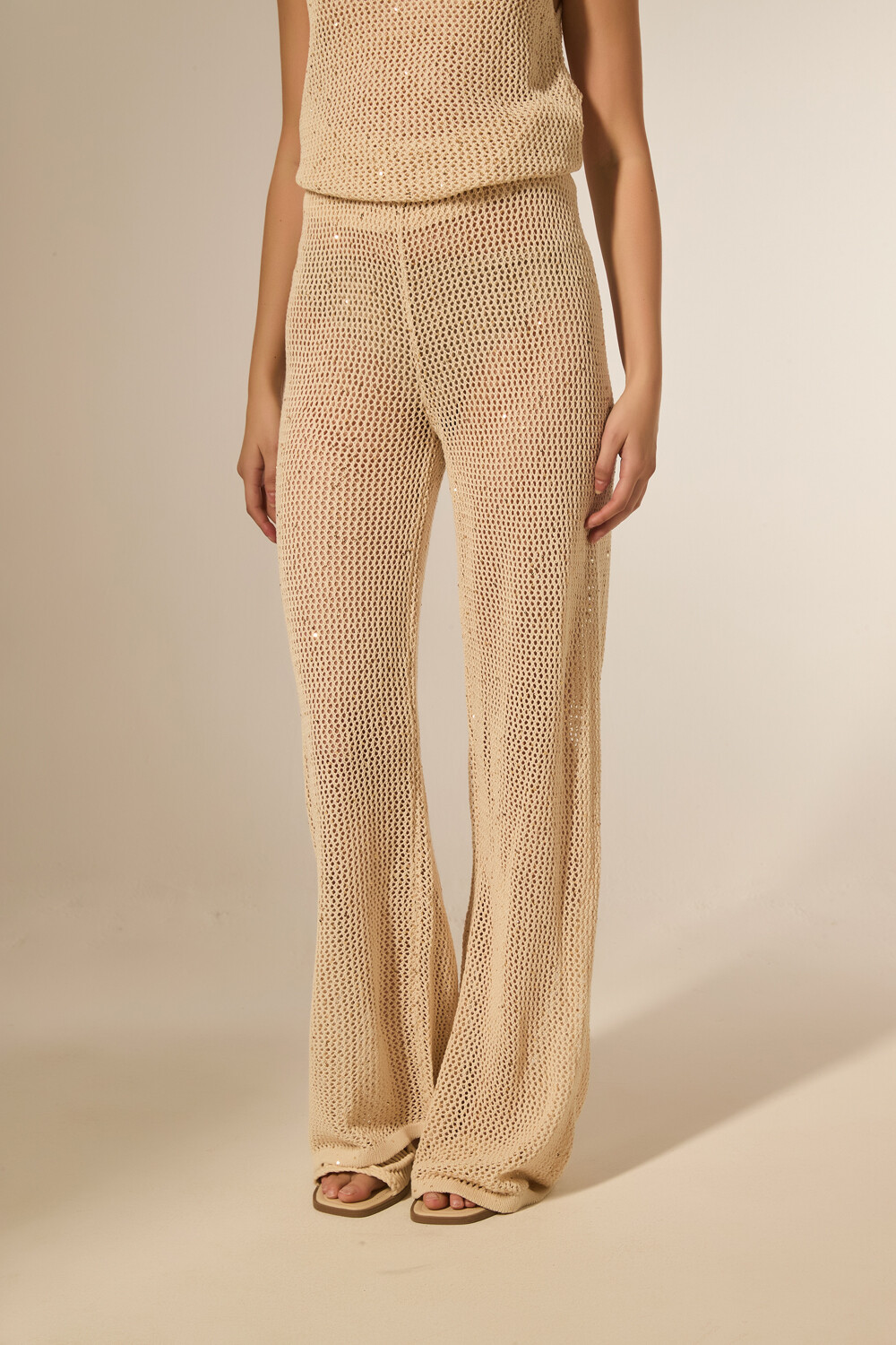Pantalon Tejune Dorado