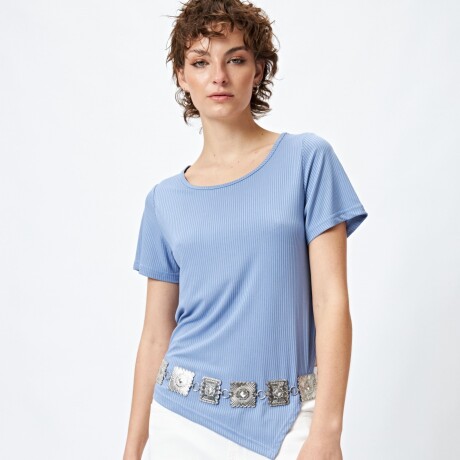 TOP LILET Azul Lavado