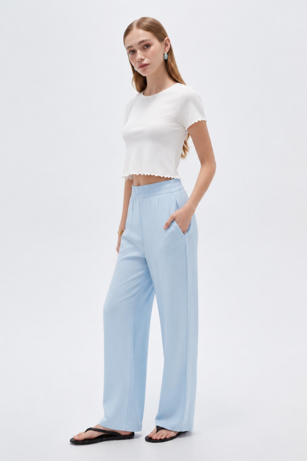Pantalon Delfin Celeste