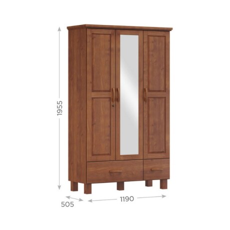ROPERO FINESTRA BRONZE 3 PUERTAS 2 CAJONES CON ESPEJO IMBUIA ROPERO FINESTRA BRONZE 3 PUERTAS 2 CAJONES CON ESPEJO IMBUIA