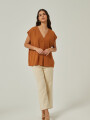 Blusa Anthe Tostado