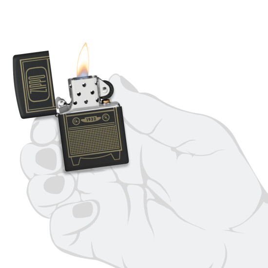 Encendedor ZIPPO 48619 C/Diseño Negro 0