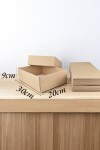 Pack x 20 unid - caja 08 20x30x9 cm eco REVERSIBLE BLANCO – MADERA