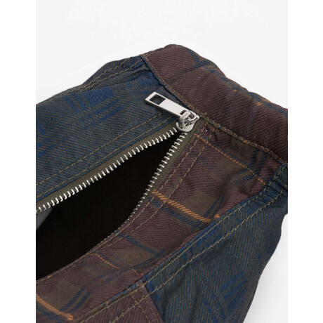 Cartera Saca Escocesa Estampado Escoces