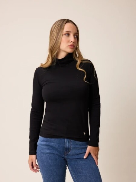 POLERA POLANCO MUTORA NEGRO