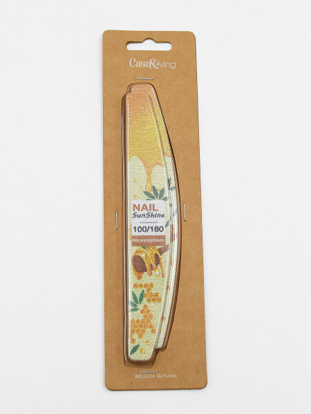 LIMA PARA UÑAS SET X 2 FRUTAS AMARILLO