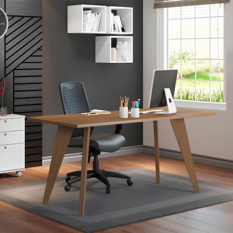 Mesa Lumax Rectangular Madera Rústica Escritorio Mesa Lumax Rectangular Madera Rústica Escritorio