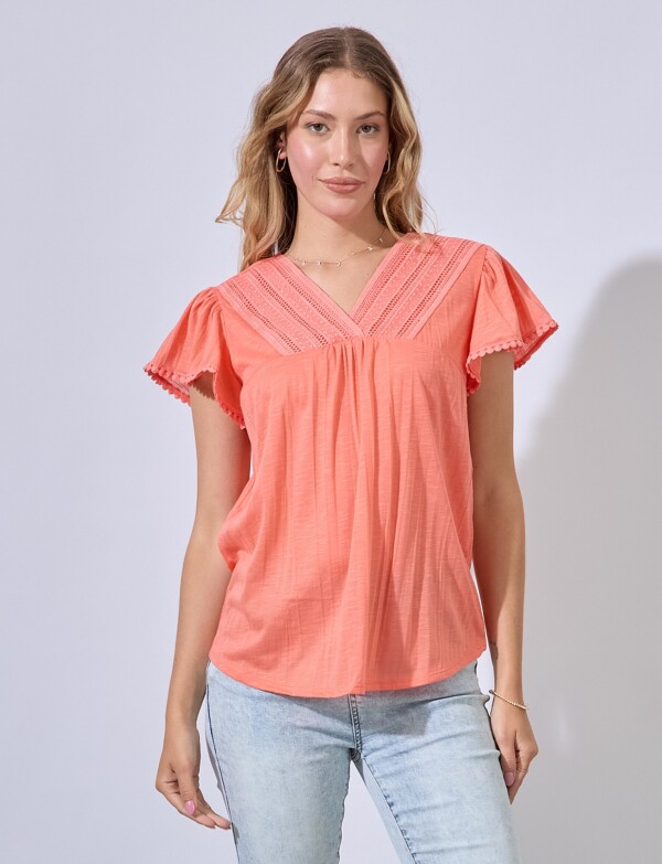 Blusa Puntilla CORAL