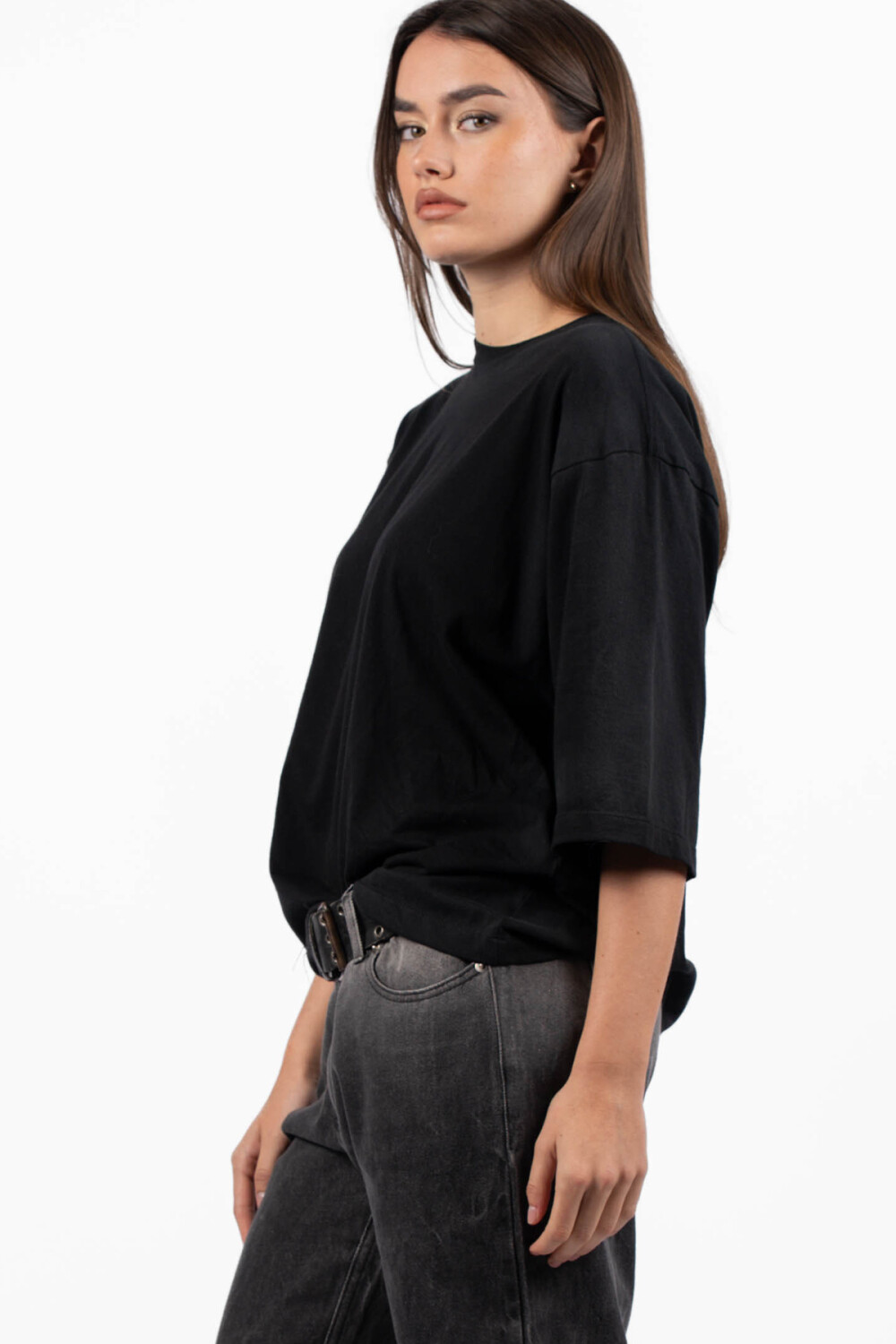 Remera Brandmark Negro