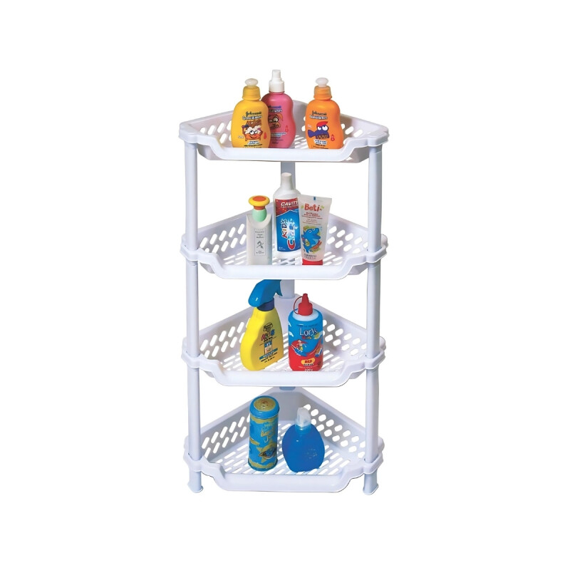 Porta shampoo 4 estantes BLANCO