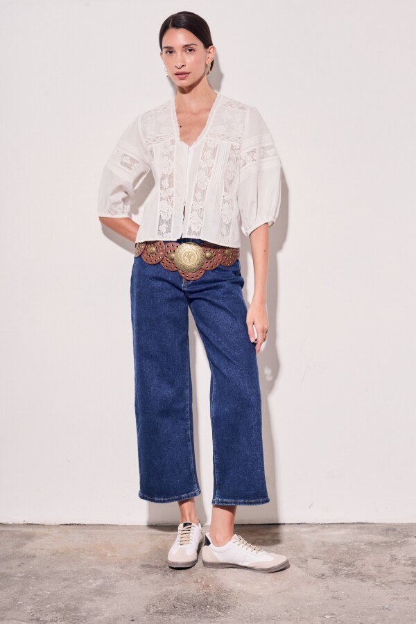 Blusa Boho Nacar