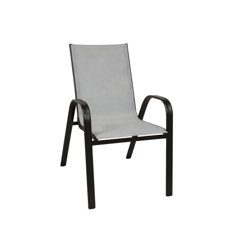 Silla Arye Paysandu beige de aluminio ligero Gris