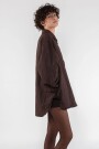 CAMISA OVER 9274 Marron