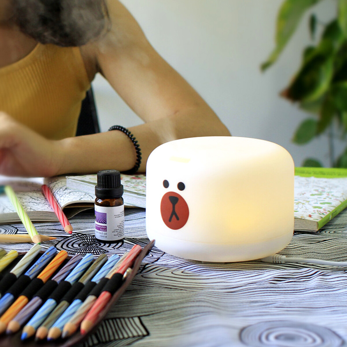 Difusor De Aroma Con Luz - Osito 