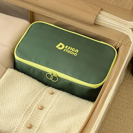 Neceser y organizador de viaje y almacenamiento Verde