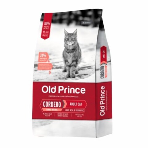 OLD PRINCE GATO ADULTO CORDERO Y ARROZ INTEGRAL 3 kg Old Prince Gato Adulto Cordero Y Arroz Integral 3 Kg
