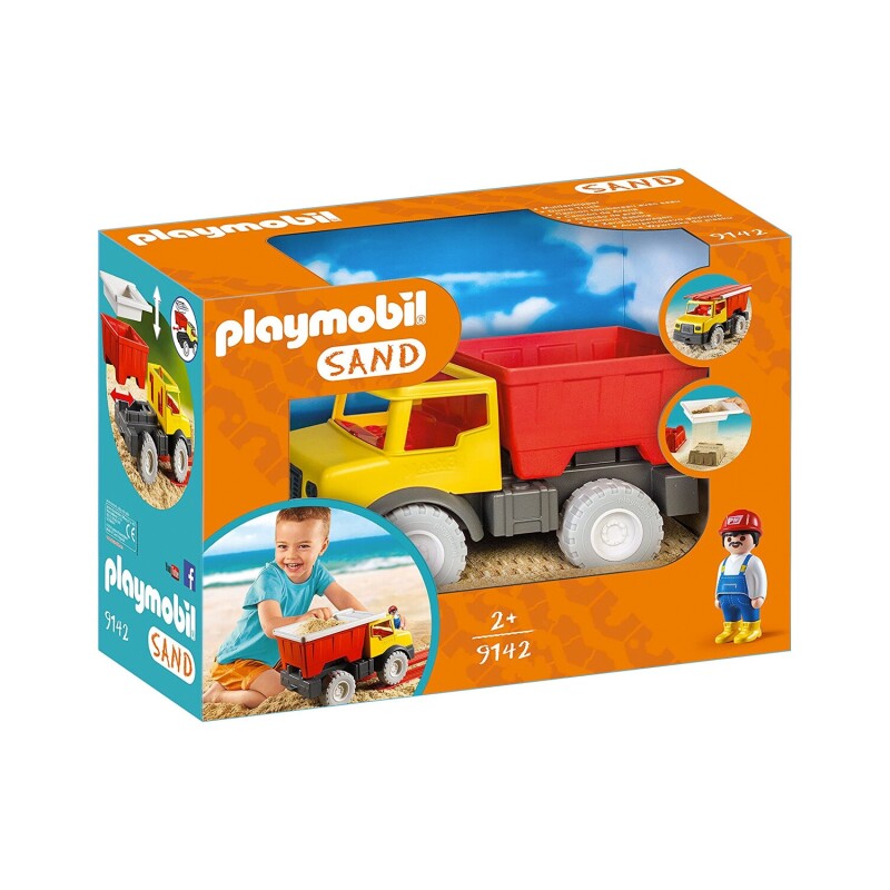 Juguete Playmobil Sand camión de arena resistente para parque, jardín y playa Juguete Playmobil Sand camión de arena resistente para parque, jardín y playa