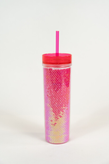 Vaso Con Tapa + Sorbito Gaiman Blanco