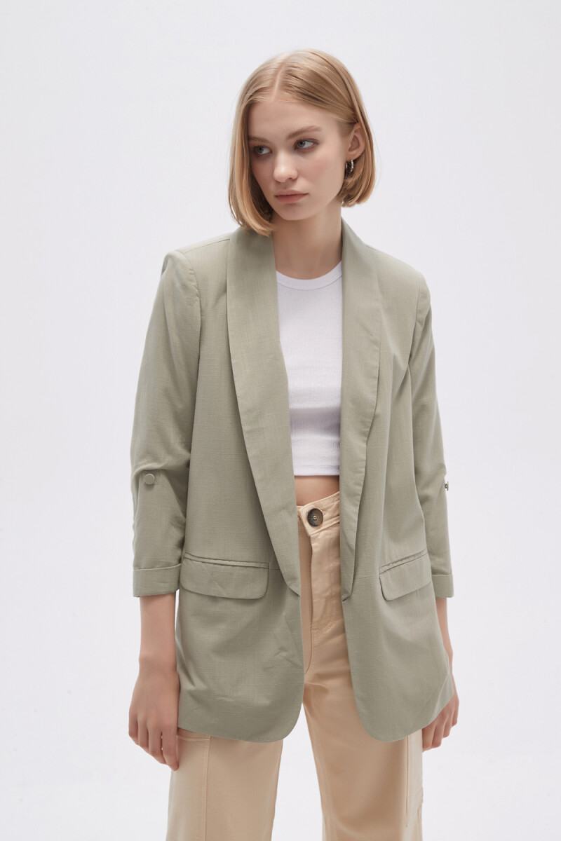 Blazer Darcy - Verde Grisaceo 