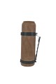 Termo de acero forrado 1 litro Marron