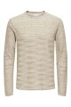 Sweater tejido con lino Mike Chinchilla