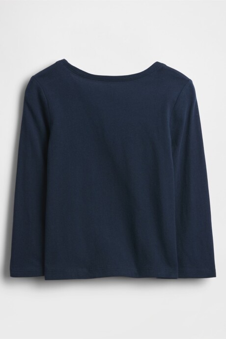 Remera Logo Gap Toddler Niña Tapestry Navy