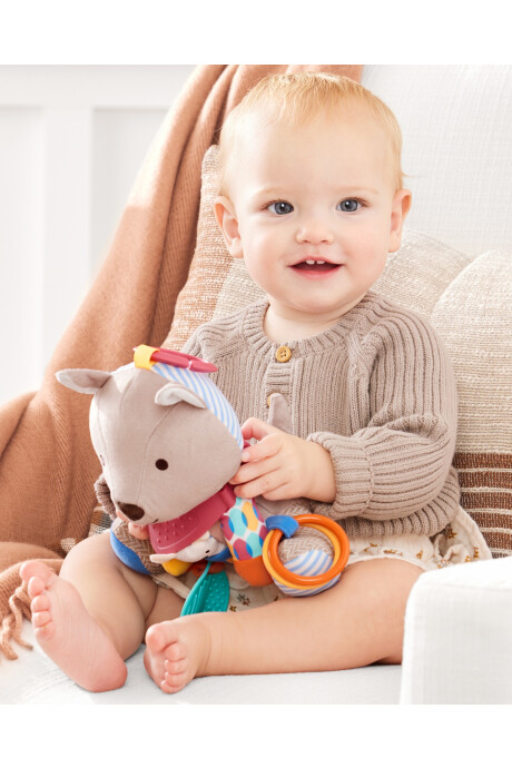 Peluche colgante multisensorial, diseño canguro Sin color