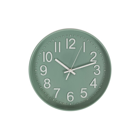 Reloj De Pared Verde Unica