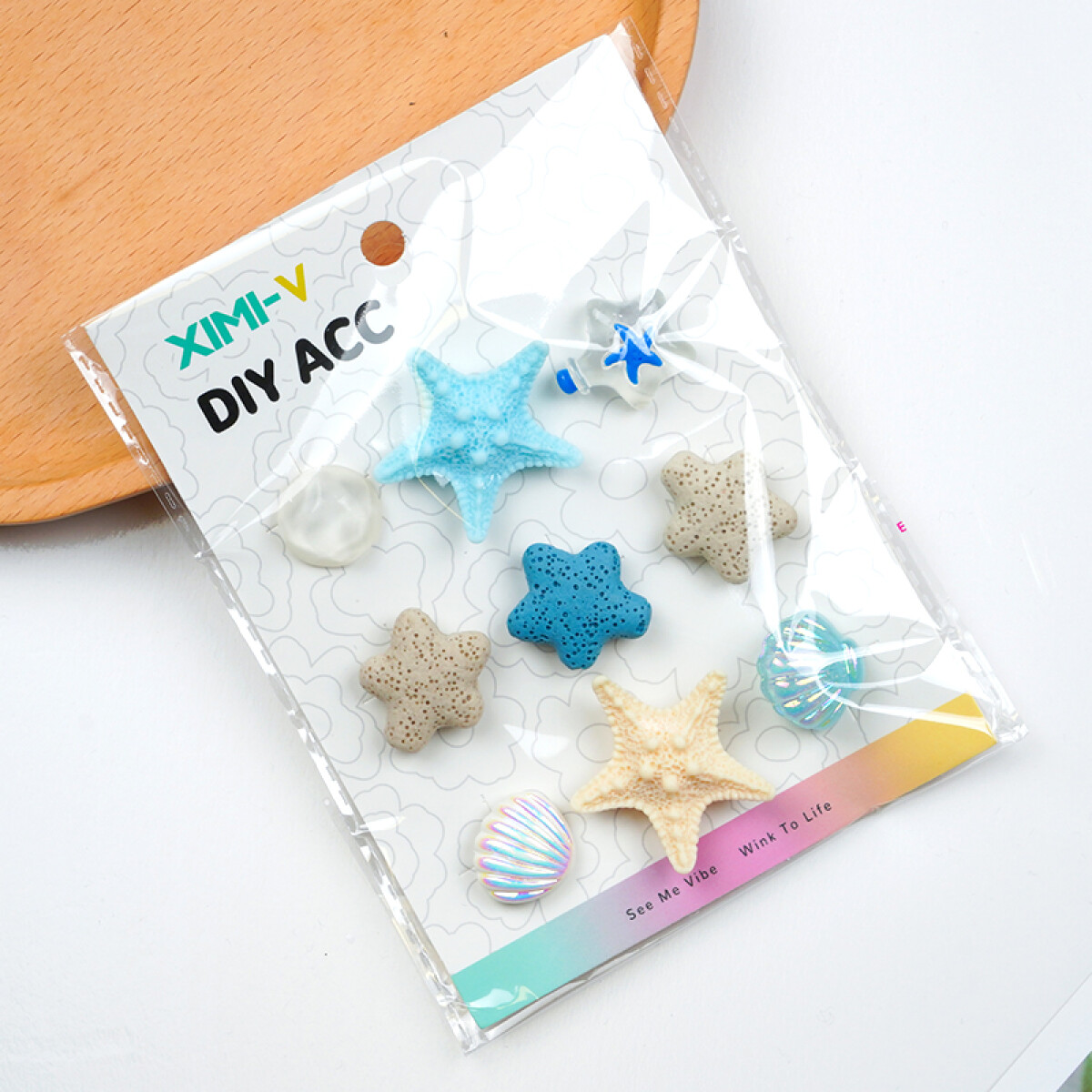 Charms - Pins Para Crocs - Mar - 9 Piezas 