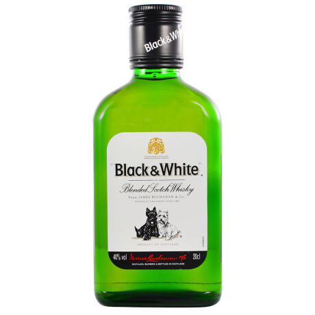 Pack X 6 Petacas Whisky Black White 200ML 001