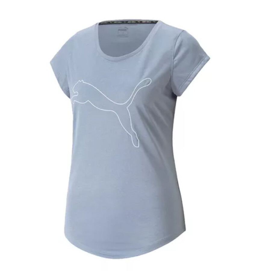 Remera de Mujer Puma Performance Heather Cat Turquesa