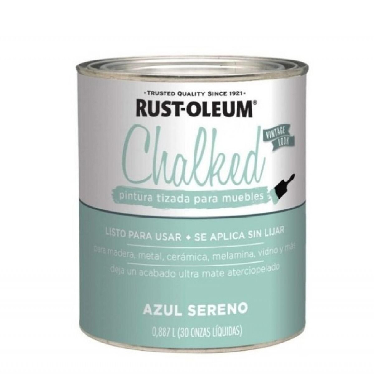 BROCHABLE RUST OLEUM TIZADO AZUL SERENO 0.887 - N/a 