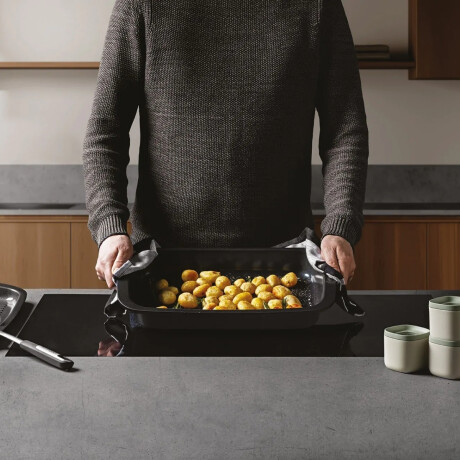 Asadera con Rejilla 42x28 cm Leo Berghoff Asadera con Rejilla 42x28 cm Leo Berghoff