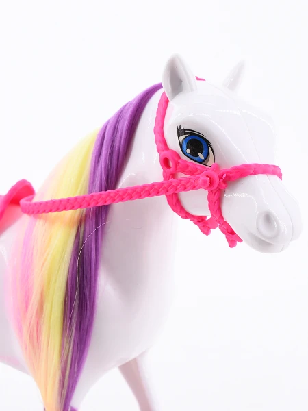 CABALLO CON ACCESORIOS ROSADO