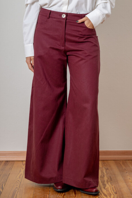 Pantalon alex Bordeaux