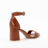 Sandalia COURO ATANADO NAPOLI SELA 18 MARRON CLARO