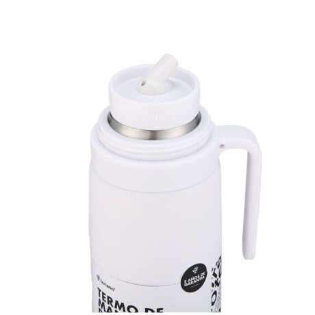 Termo 1Lt. Premium Manija Rigida Blanco