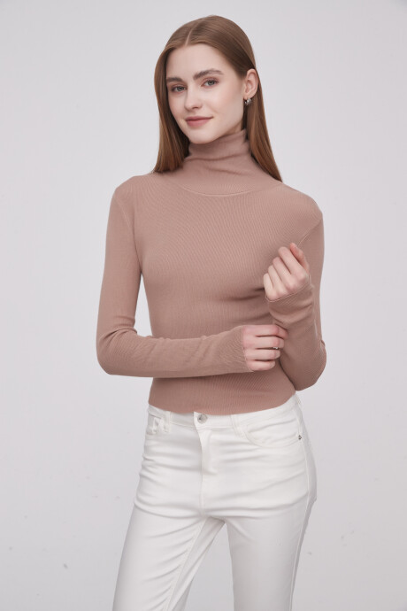 Polera Progo Beige Oscuro