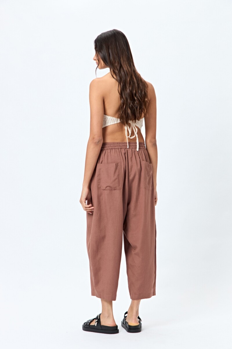 PANTALON FINNIAN Marron