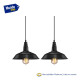 Lampara Colgante De Techo Vintage Negro