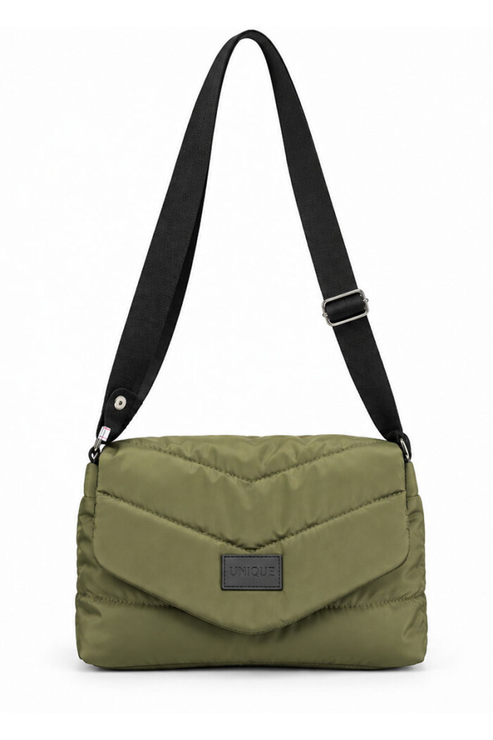 Cartera UNIQUE Puffer regulable Verde