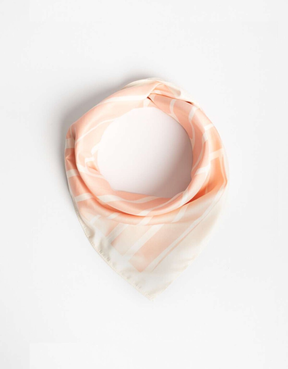 Pañuelo Estampado - Combinacion Bicolor 