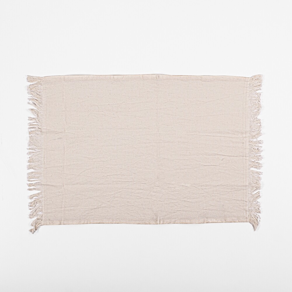Individual 35x46 con Flecos Tusor Soft Natural