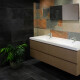 Piedra Natural Negra 30X60Cm Piso Pared Interior Exterior 000