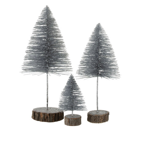 ARBOL NAVIDAD GRIS HIERRO DECORATIVO II