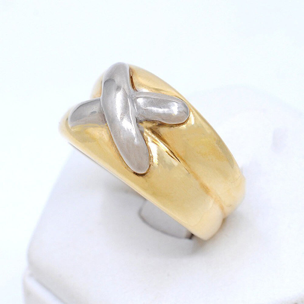 Anillo Oro 18K 2 Tonos Anillo Oro 18K 2 Tonos