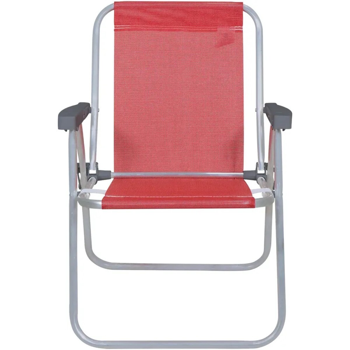 Silla Alta Aluminio Bel Lazy 71X53X54CM - ROJO 